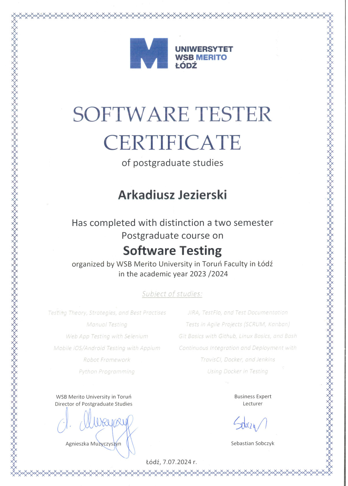 Python Programming Certificate